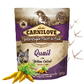 Carnilove Dog Pouch Paté Quail & Yellow Carrot 300g