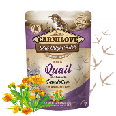 Carnilove Cat Pouch Quail & Dandelion sterilized 85g
