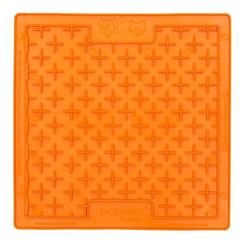 LickiMat Buddy lízací podložka - oranžová