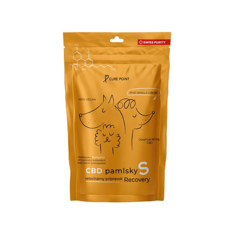 Cure Point CBD pamlsky Recovery - S (do 10kg)