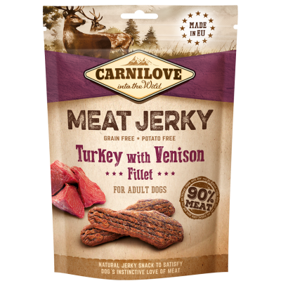 Carnilove Dog Jerky Venison&Turkey Fillet 100g