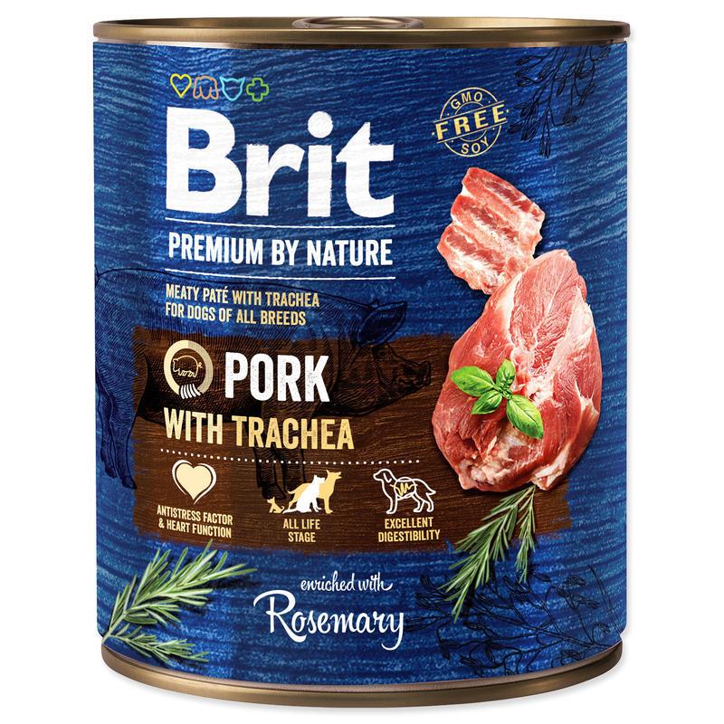 Brit Premium Dog by Nature konz Pork & Trachea 800g